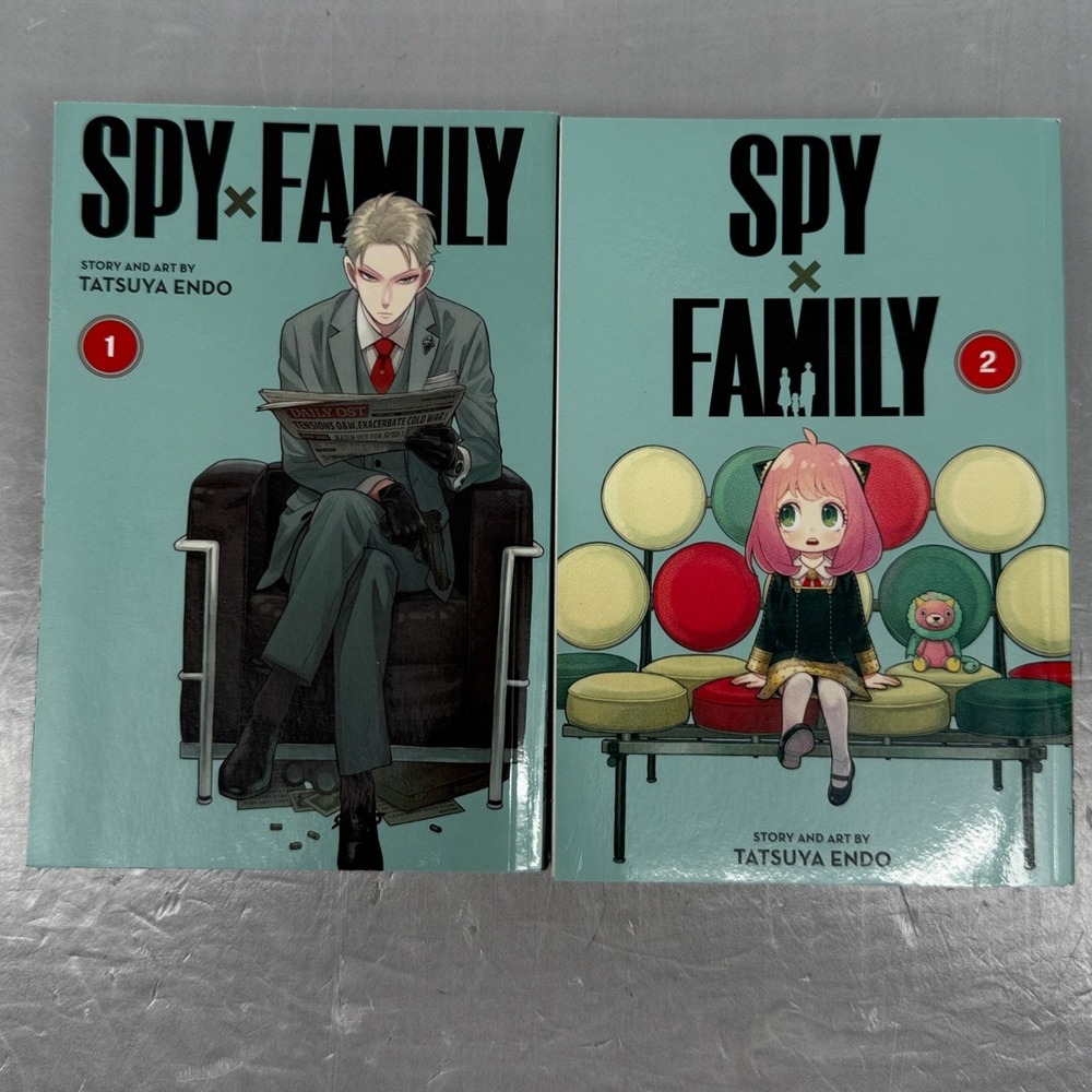 Spy x Family Manga Vol 1-2 Tatsuya Endo Shonen Jump Viz Media English‎ Paperback